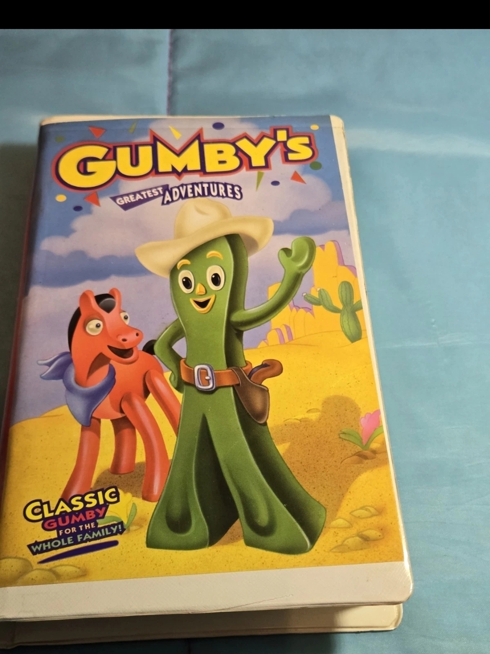 Gumby's Greatest Adventures VHS Movie Cartoon Classic Animated Film Pokey Kids